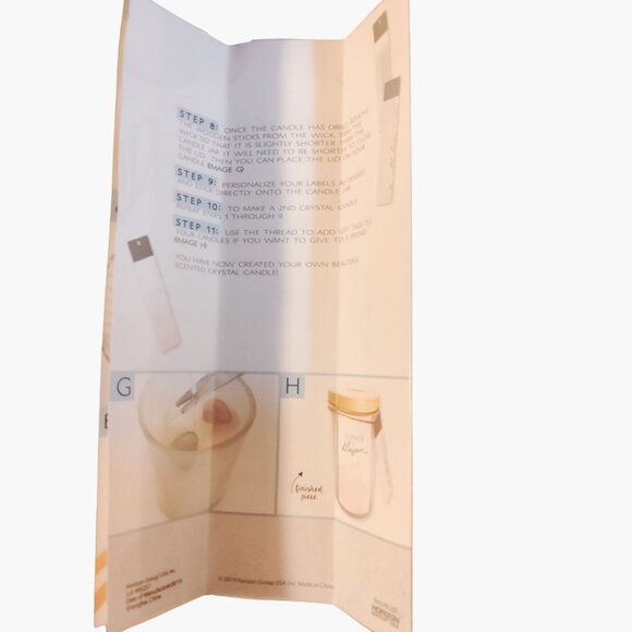 Create Your Own Crystal Candle Kit Fragrance Oils Soy Wax Chips - Picture 12 of 16